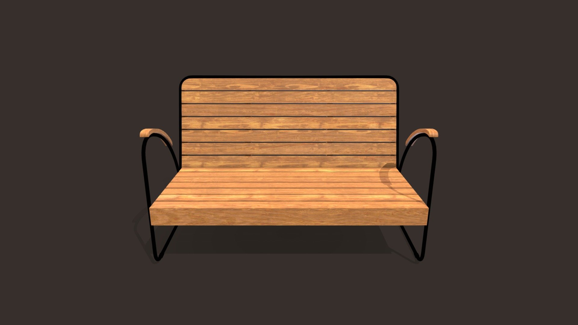 Garden Bench 3d model