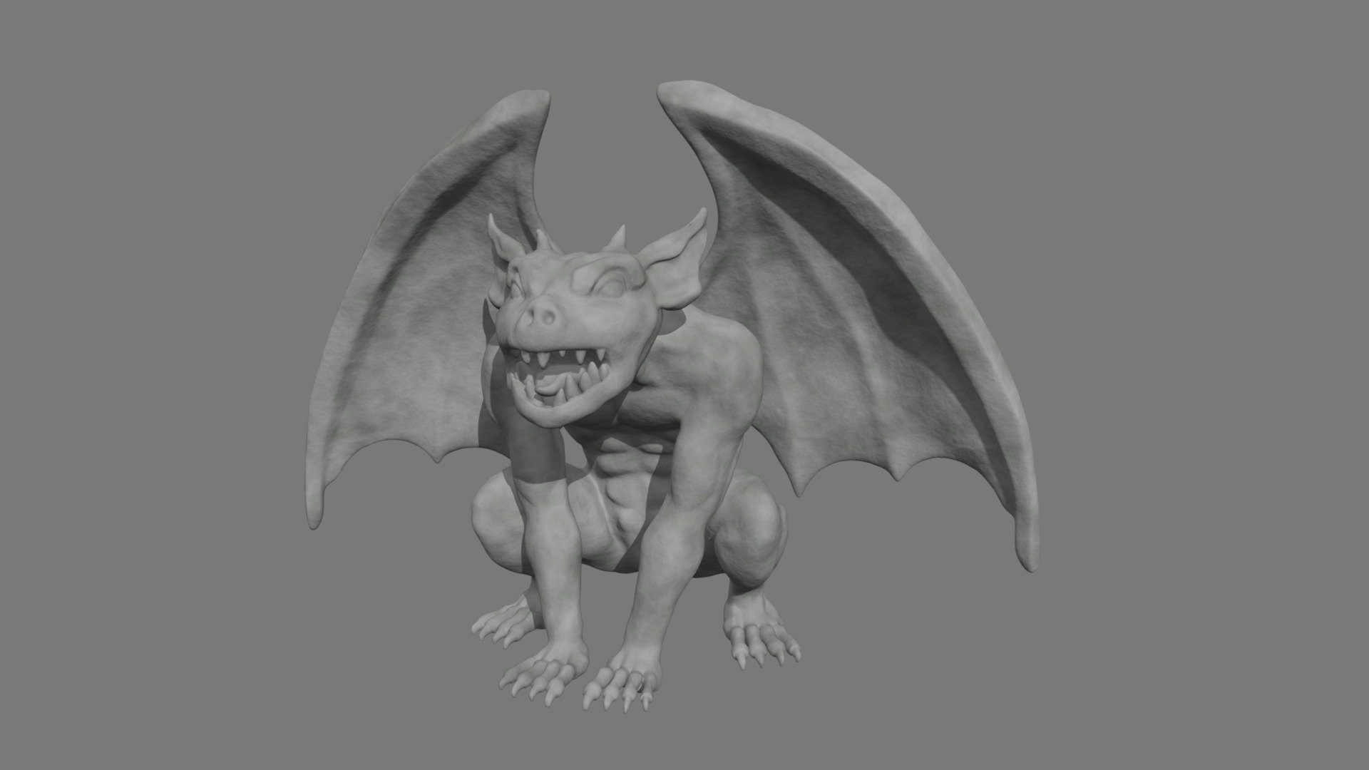 Stone Gargoyle 3d model