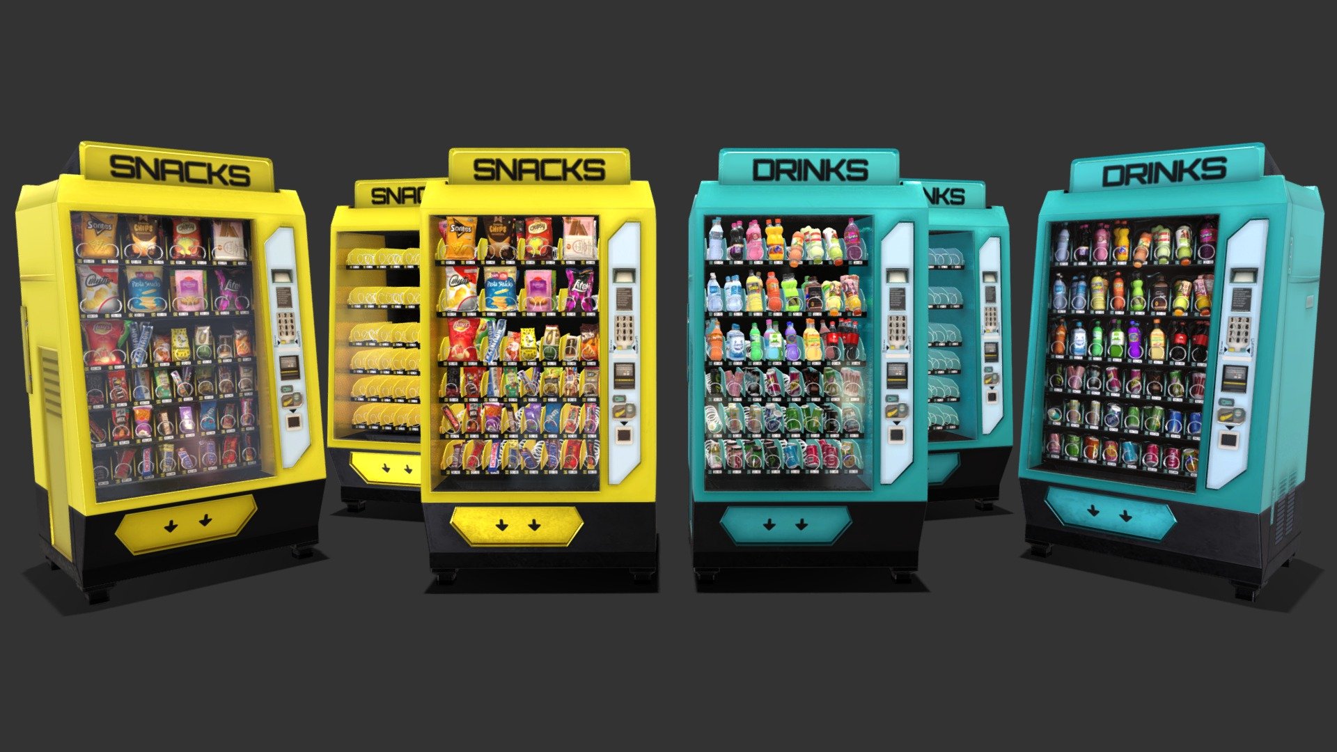 Vending Machine 3d model