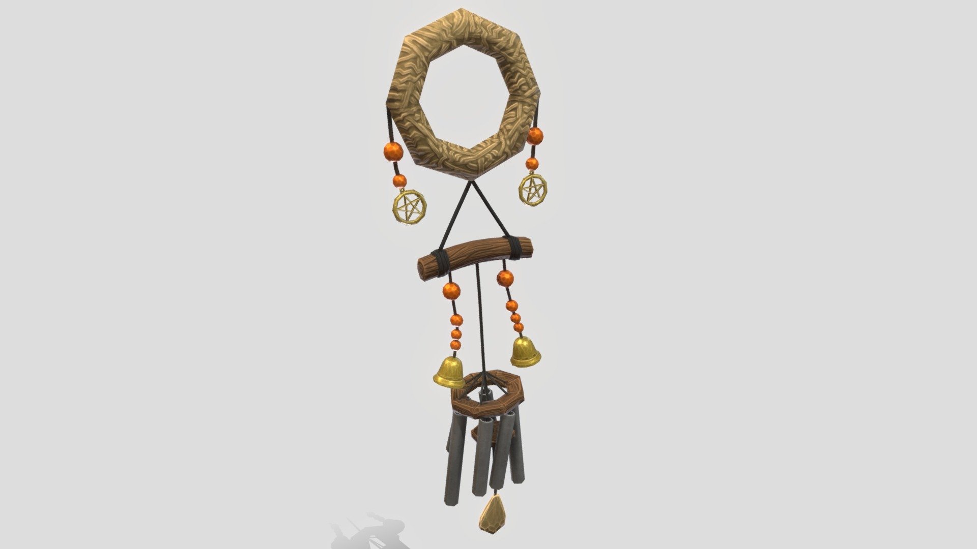 Wind Chimes 3d model