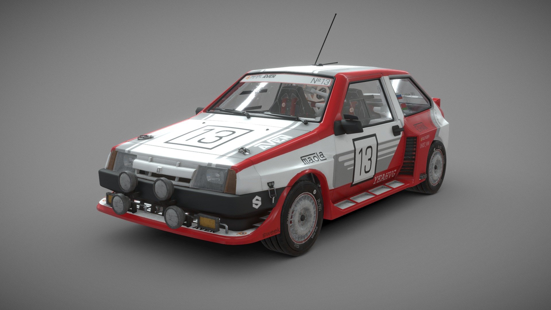 VAZ-2108 Rally 3d model