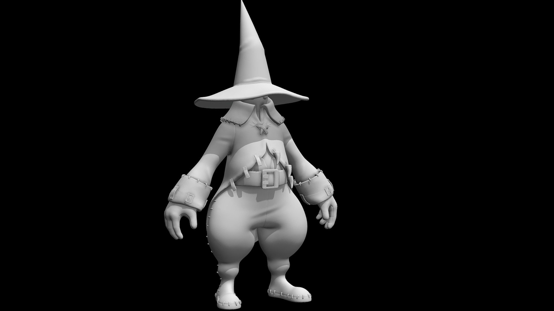 Fan art Black Mage from Final Fantasy IX 3d model