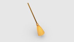 Cartoon magicdi broom