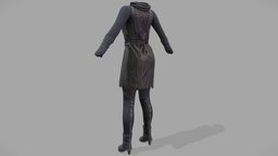 Female Apocalyptic Dystopian Urban Sci-Fi Outfit