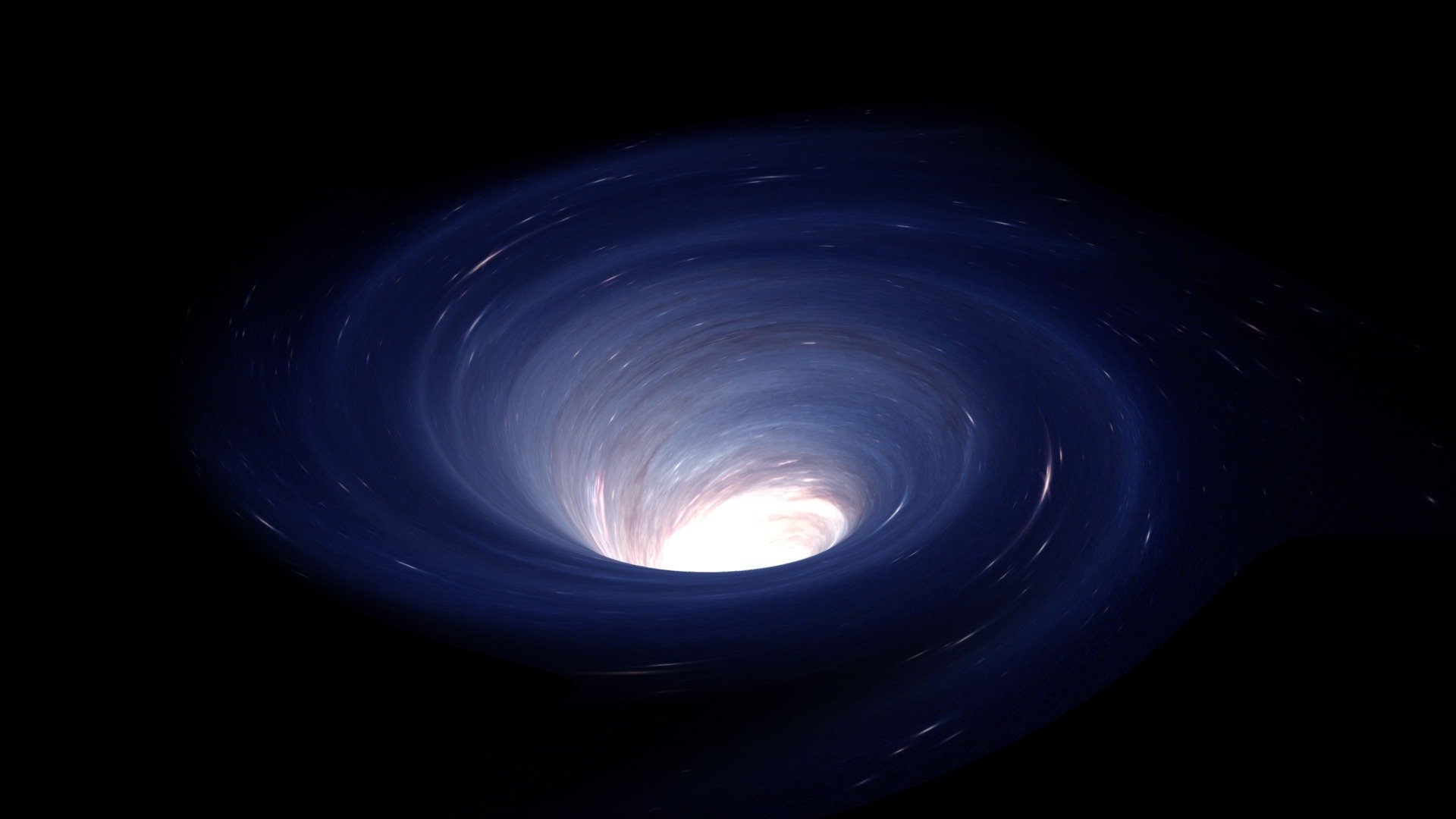 Wormhole Black Hole Galaxy 3d model