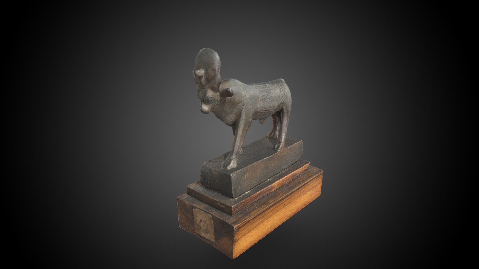 Statuette of the Apis Bull 3d model