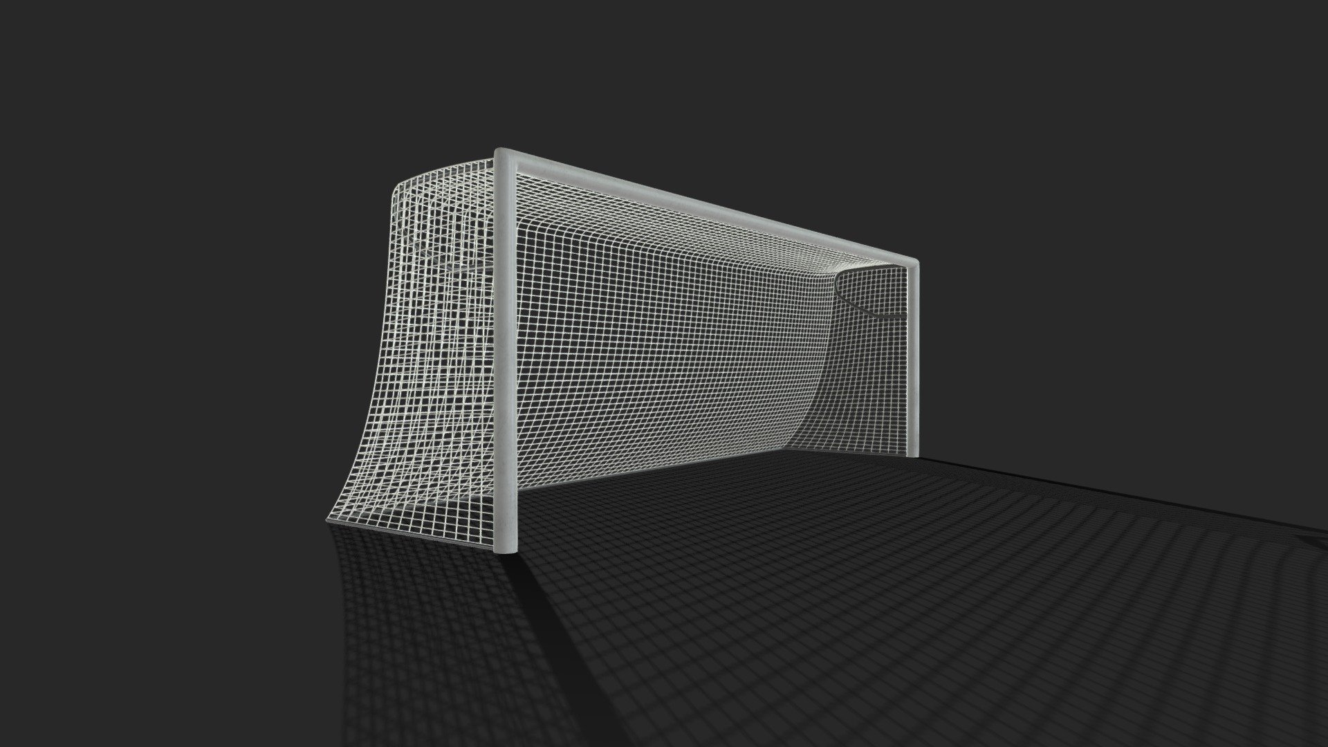 Football Goal 3d model