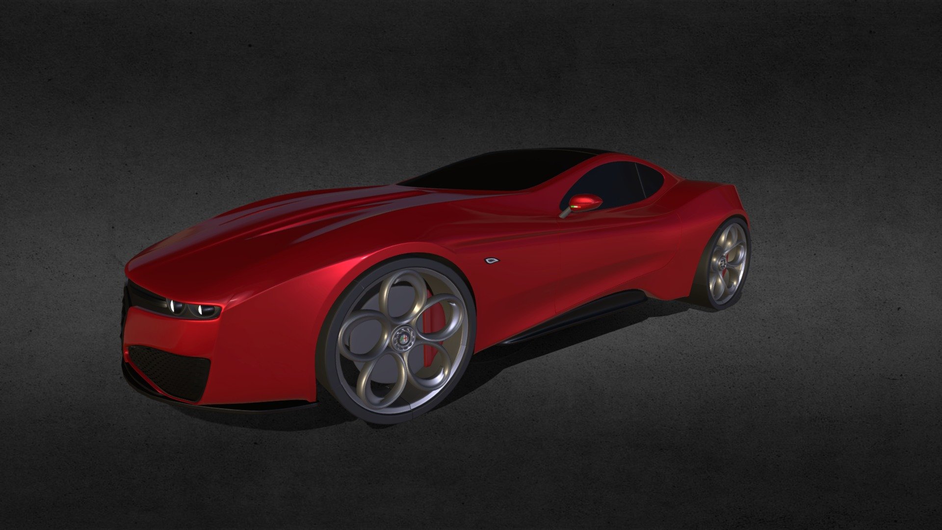 Alfa Romeo Montreal Concept 3d model