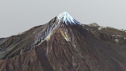 Mount Damavand (دماوند) Map (1:125,000 Scale)