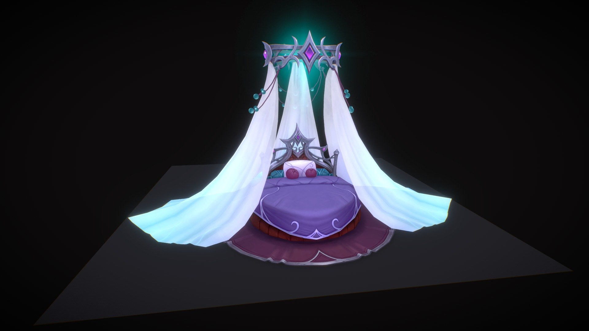 Nightborne Bed 3d model