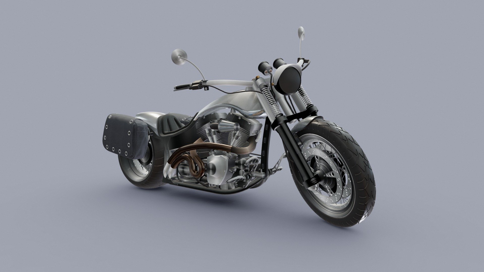 3d model Chopper 3d model