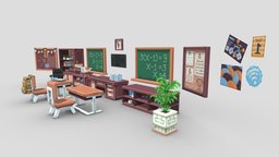 School Classroom Furniture Pack