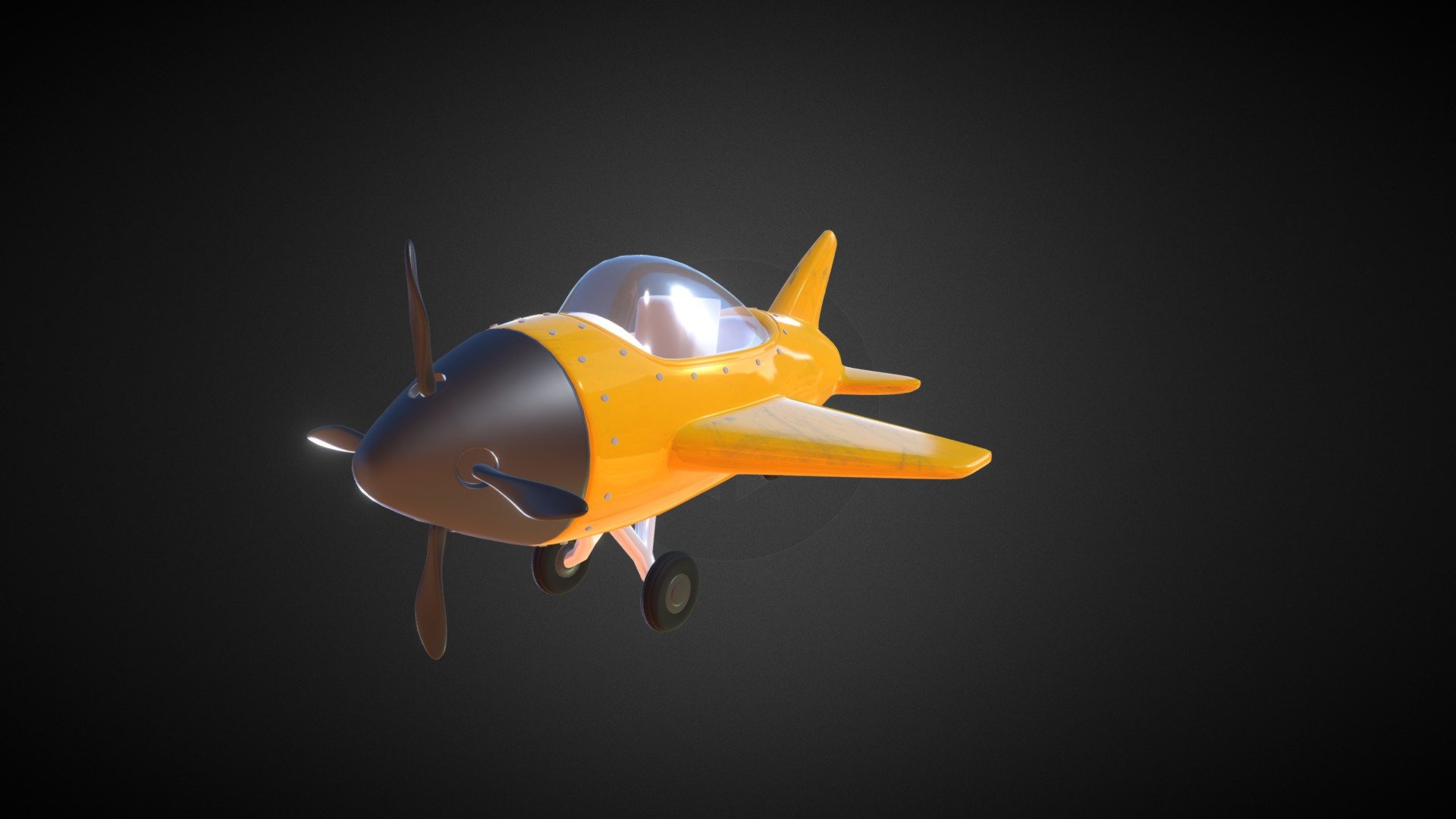 Toy Plane 3d model