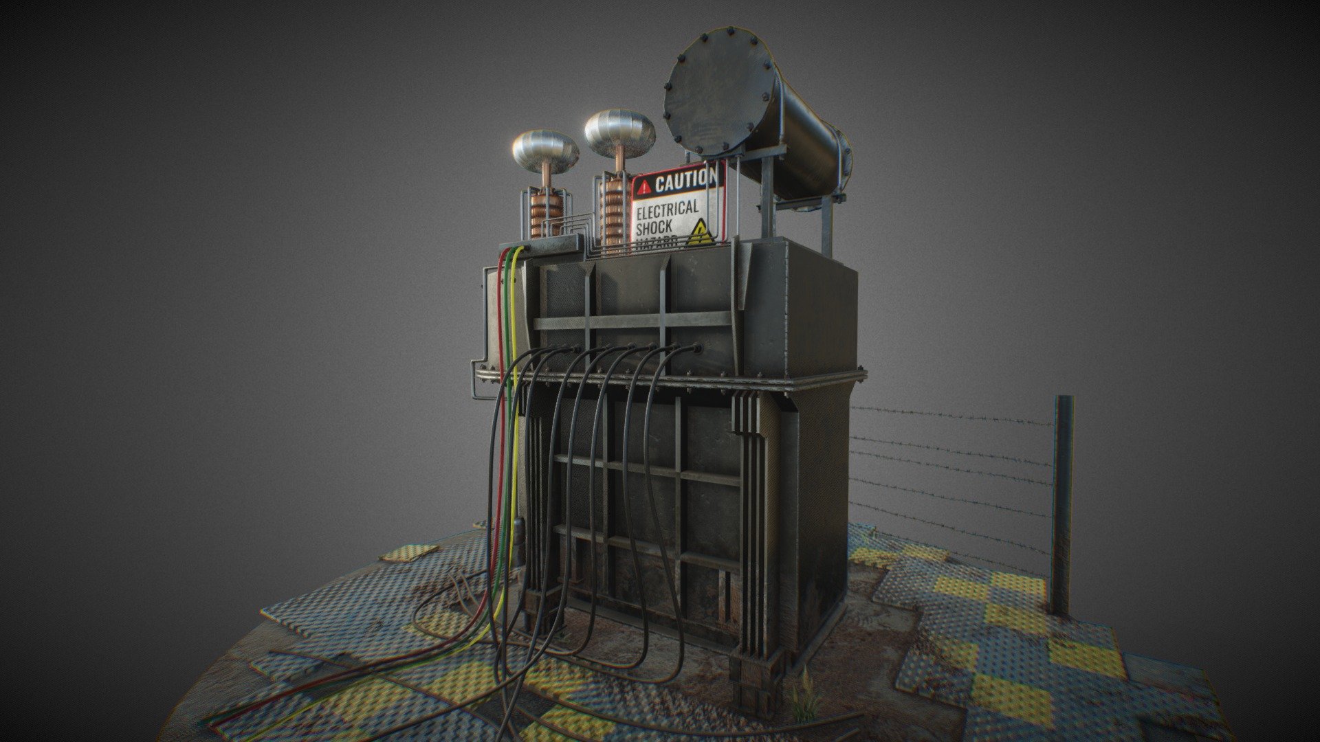 Electricity Transformer 3d model