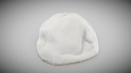 White kippah from the house of Szymon Kluger