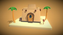 Stylized Egyptian House