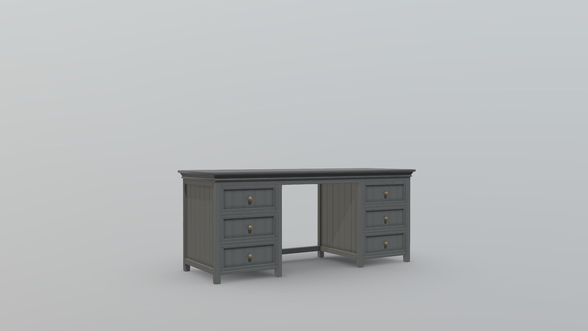 Century Working table 3d model