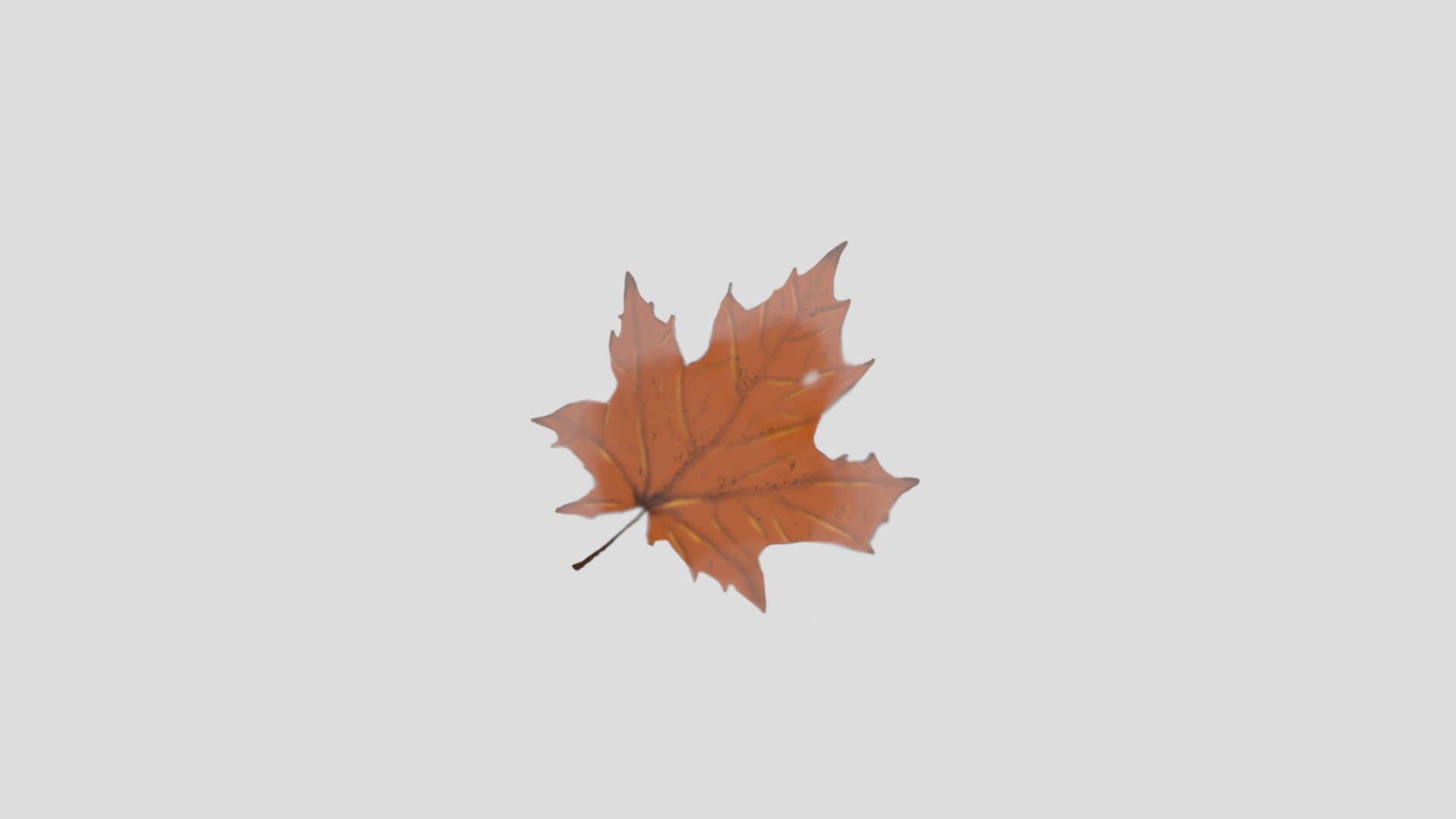 Maple leaf 3d model