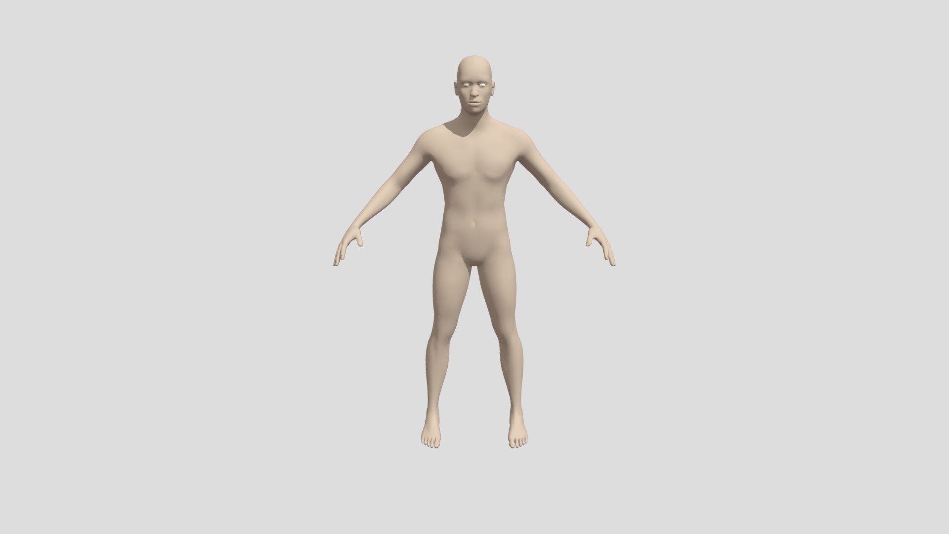 Base Human 3d model