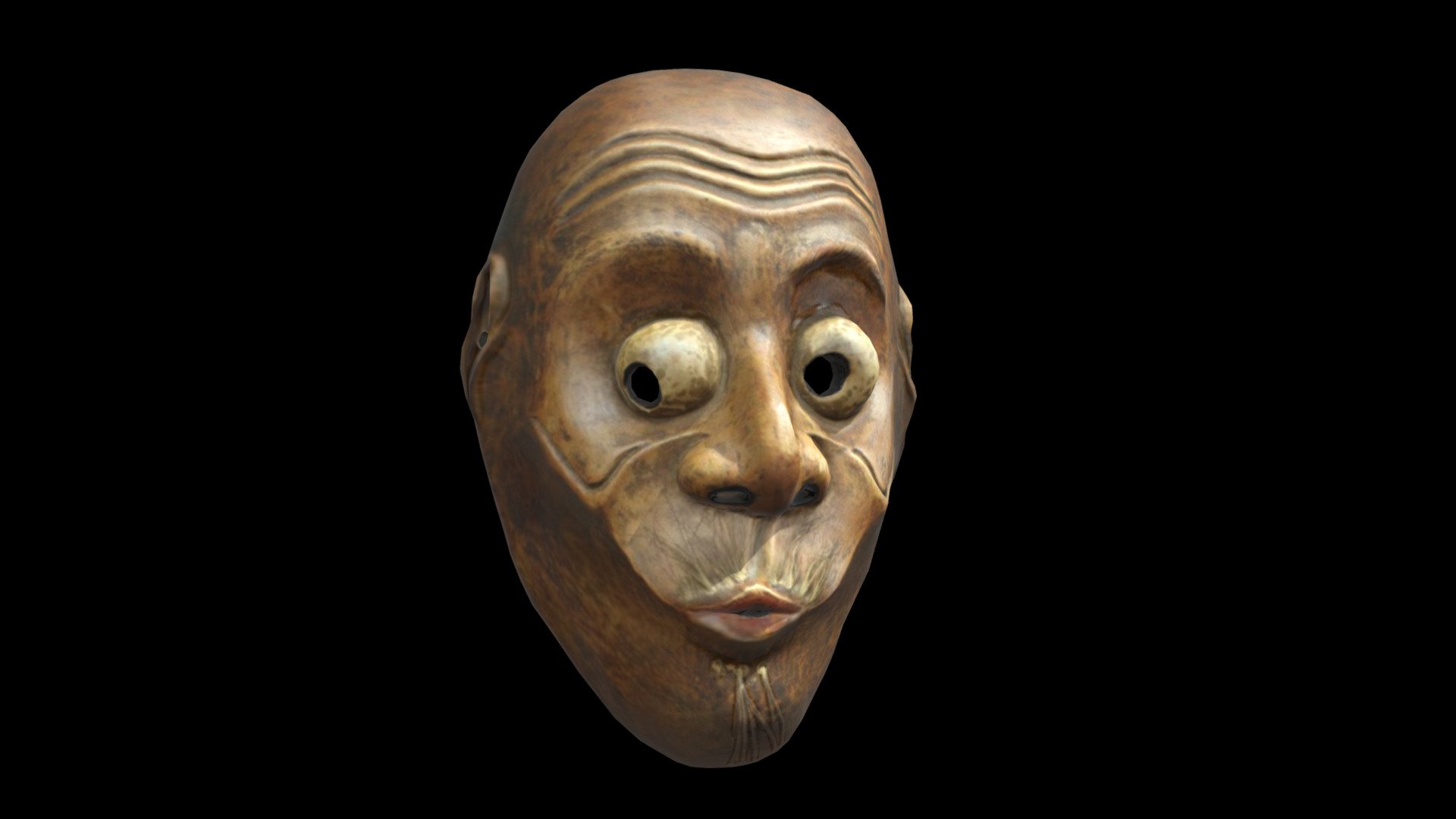 Usobuki Noh Mask 3d model