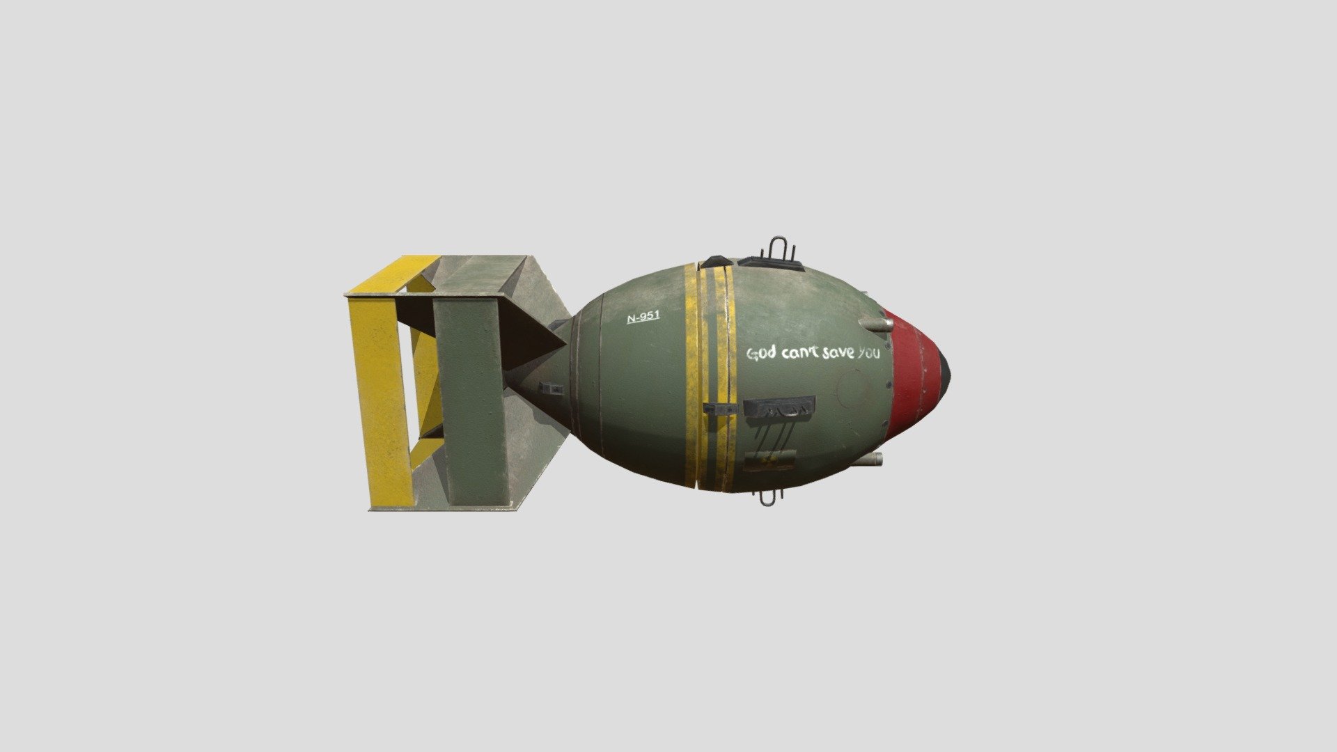 Nuke bomb 3d model