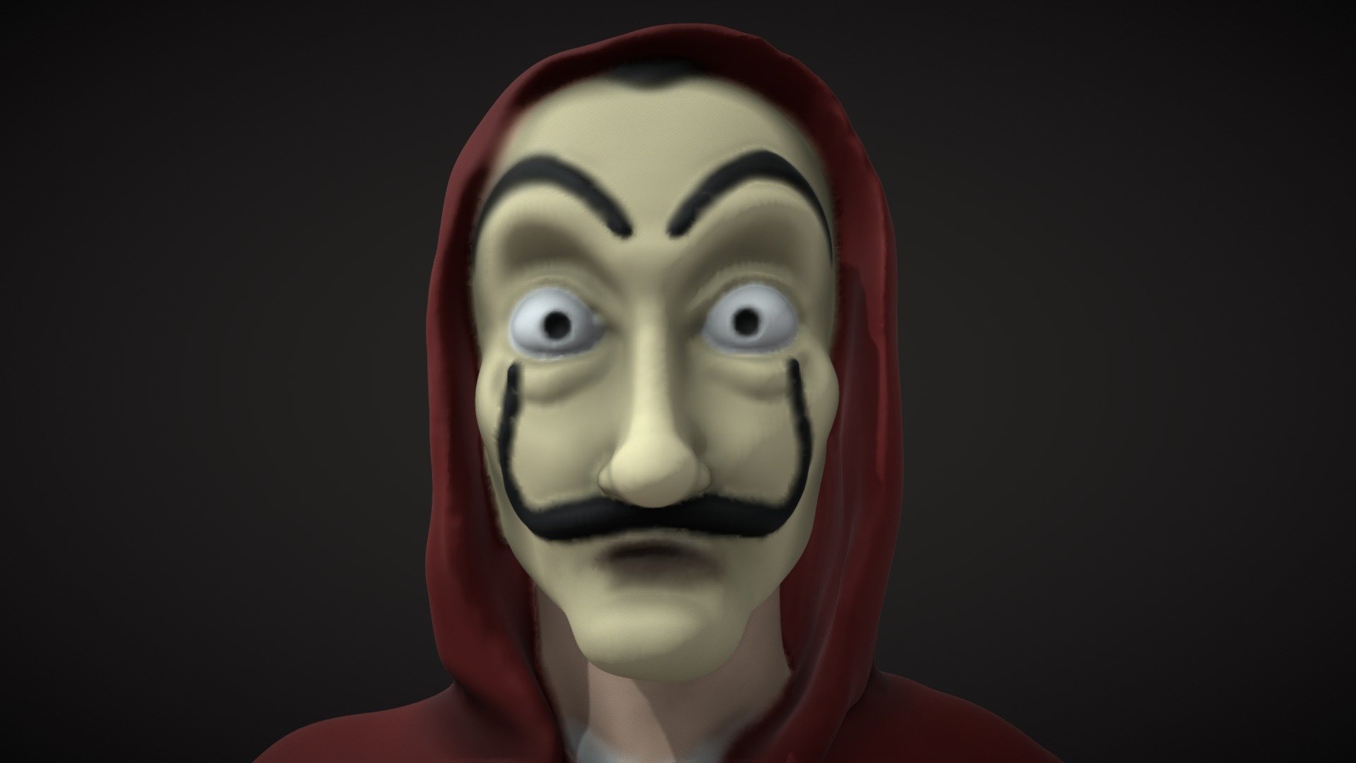 Dali Mask 3d model