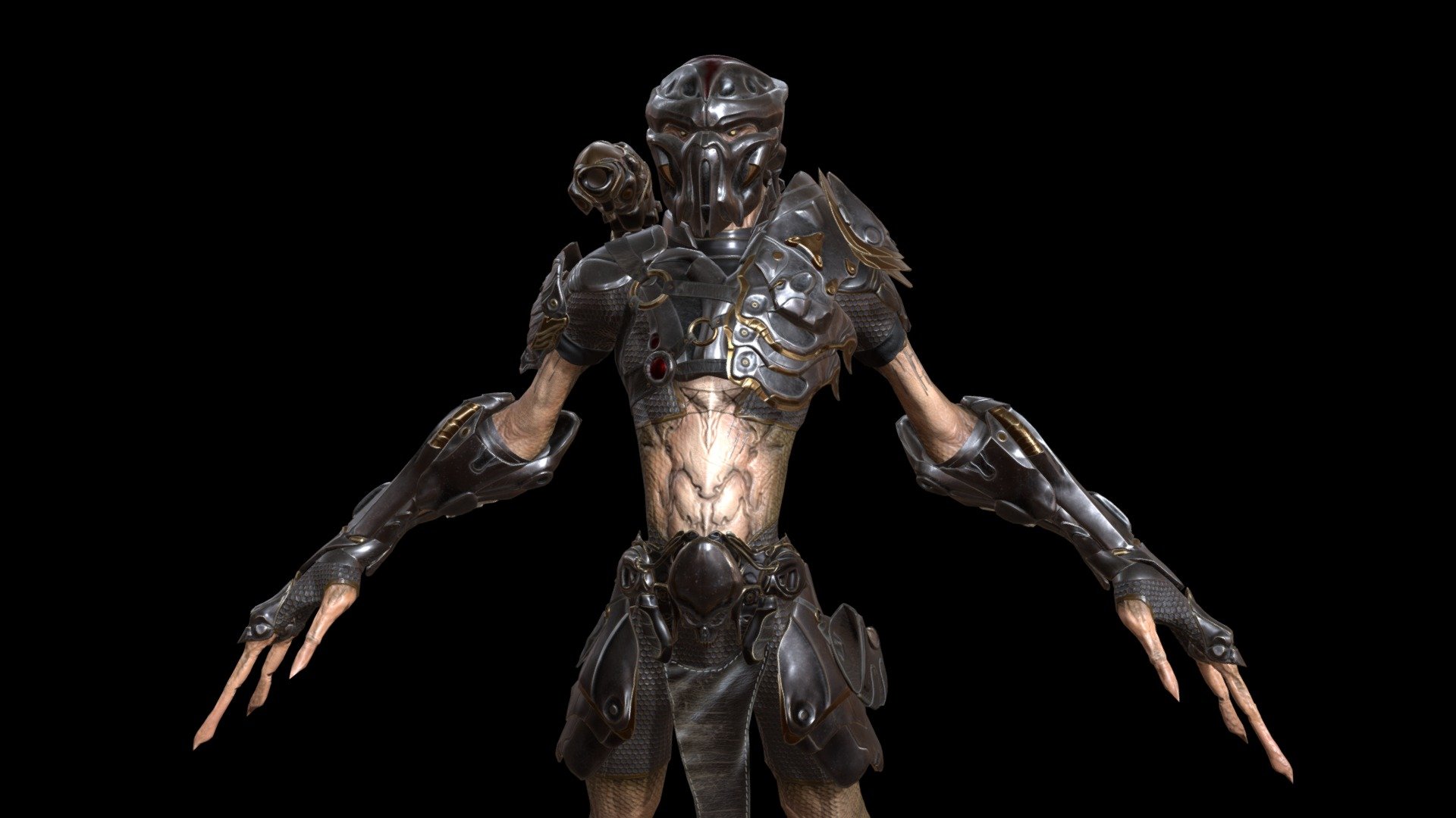 AlienHunter 3d model