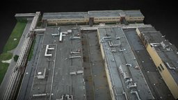 factory roofs DJI Mavic3 photoscan