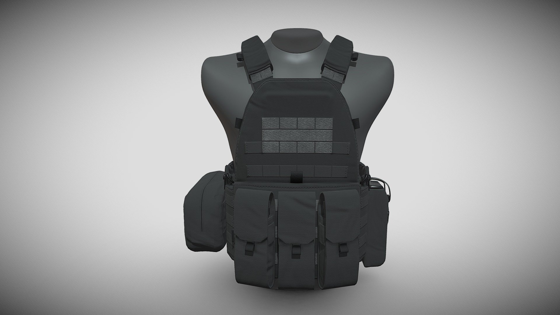 Armor vest 3d model