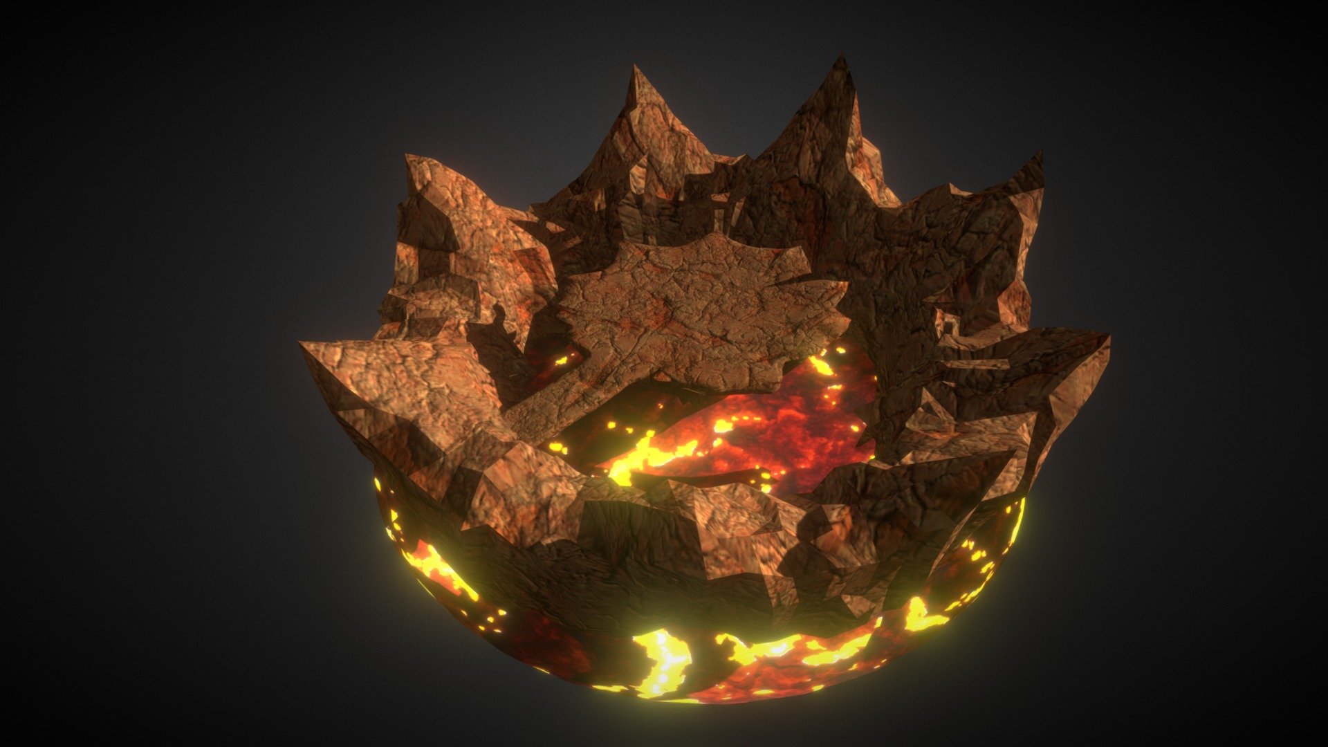 Hell arena 3d model