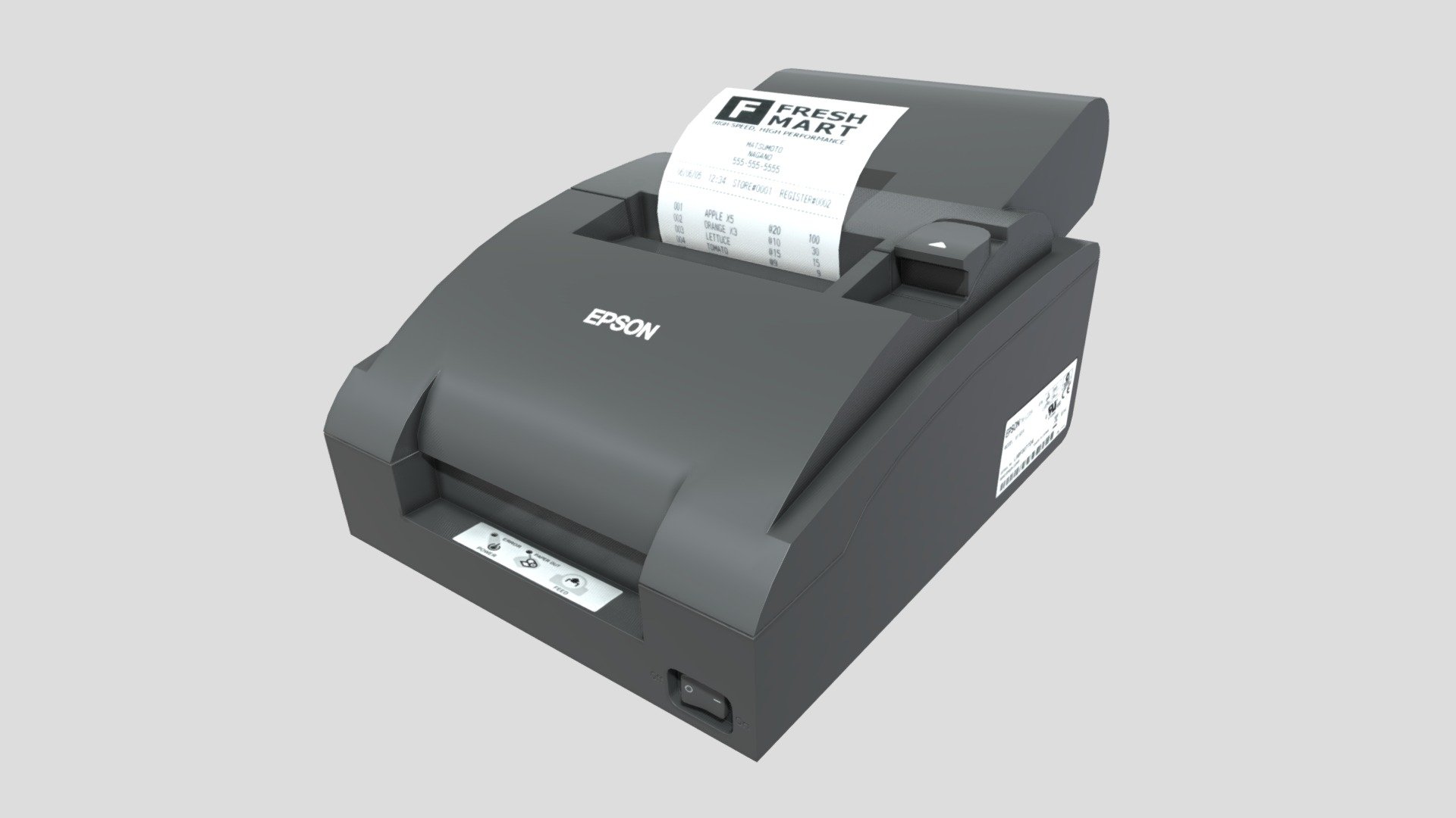 Printer Slip 3d model