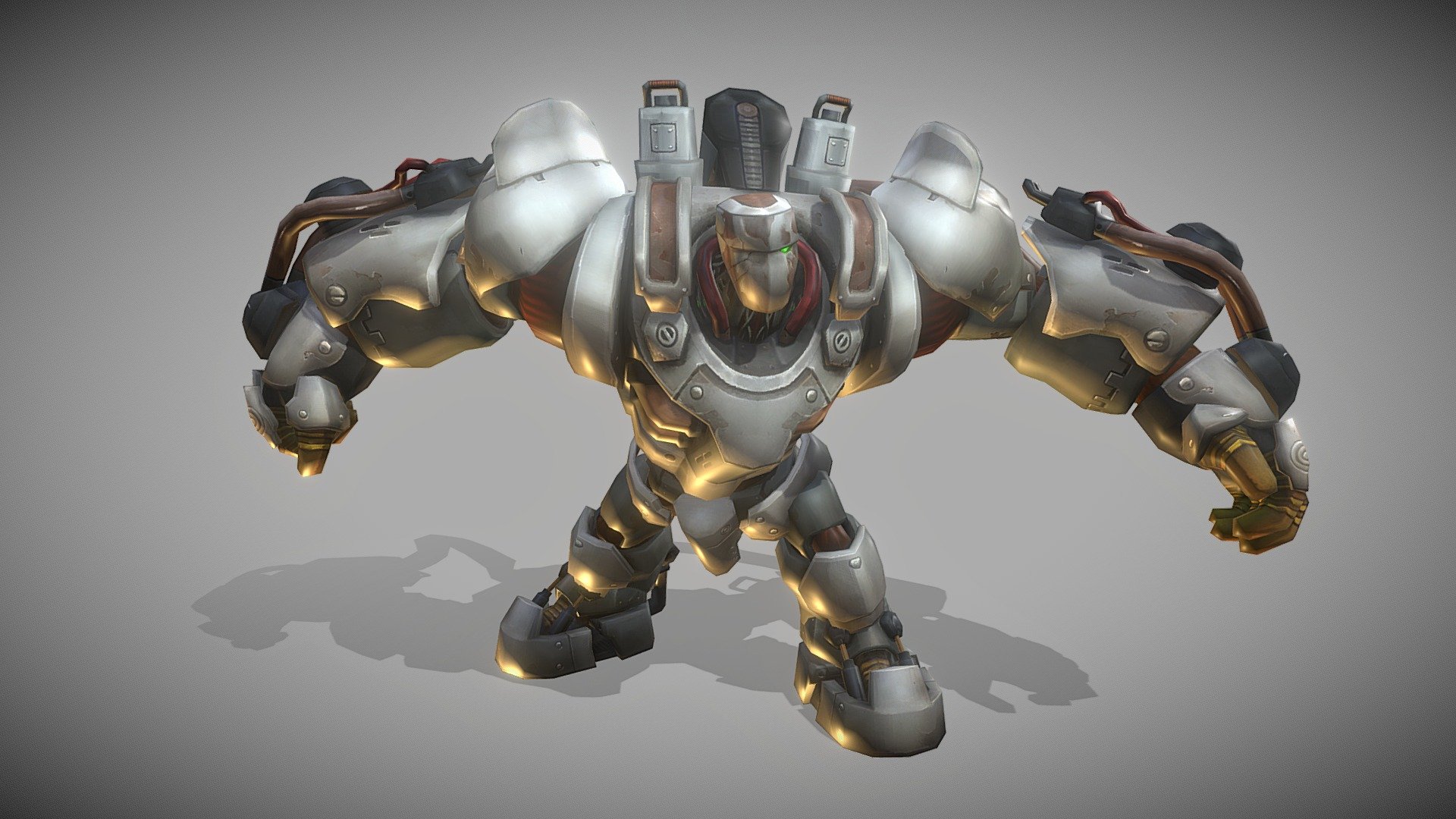 Mecha Golem 3d model