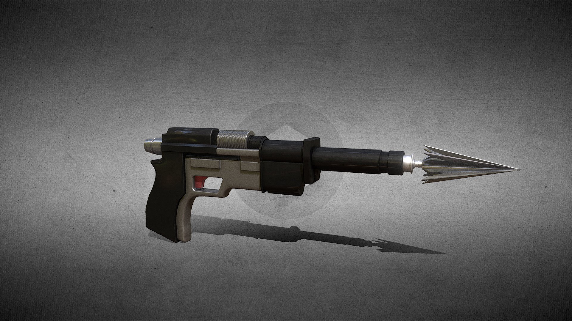 Hook Gun 3d model