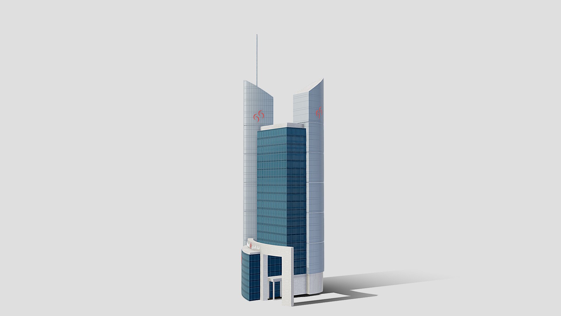 Plaza Tower 3d model