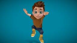 Cartoon Child Boy Character