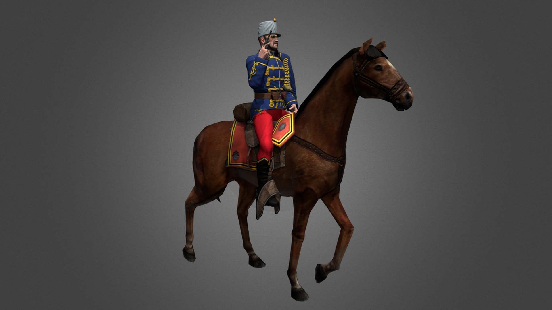 Light Cavalry 3d model