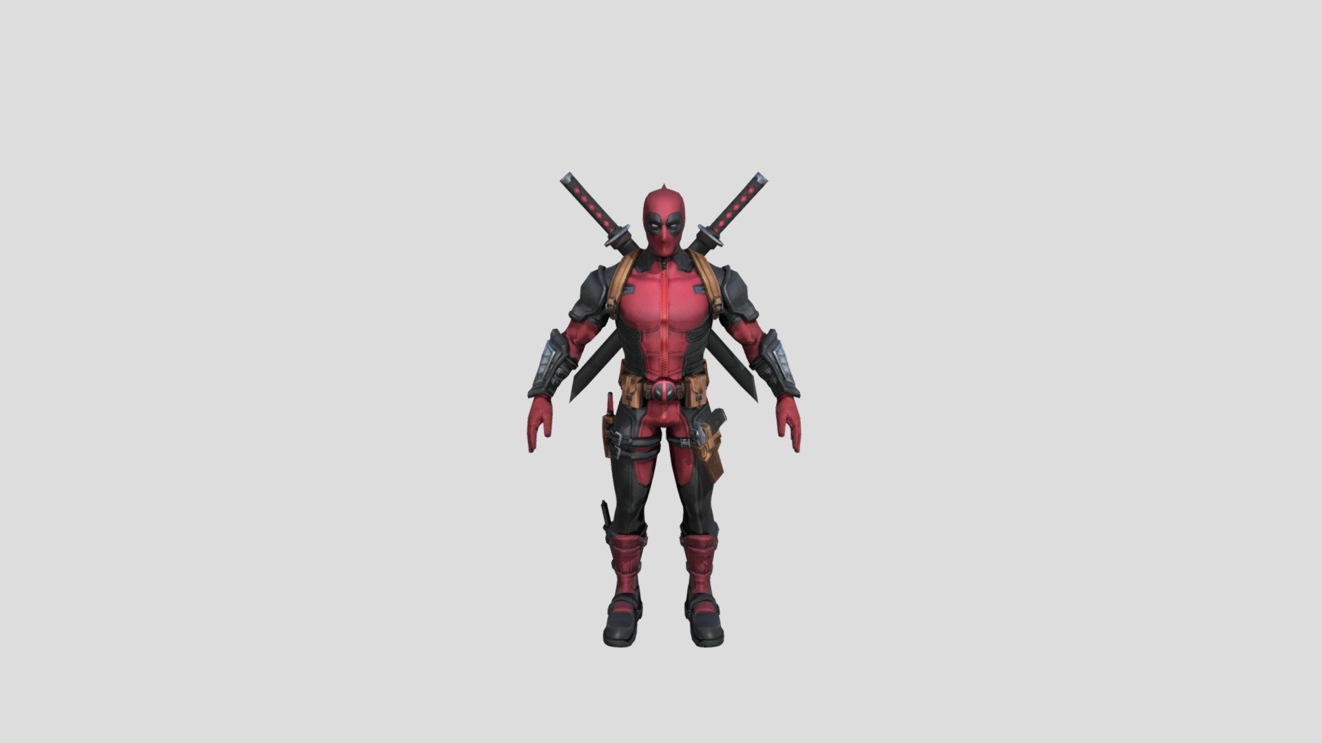 Deadpool 3d model