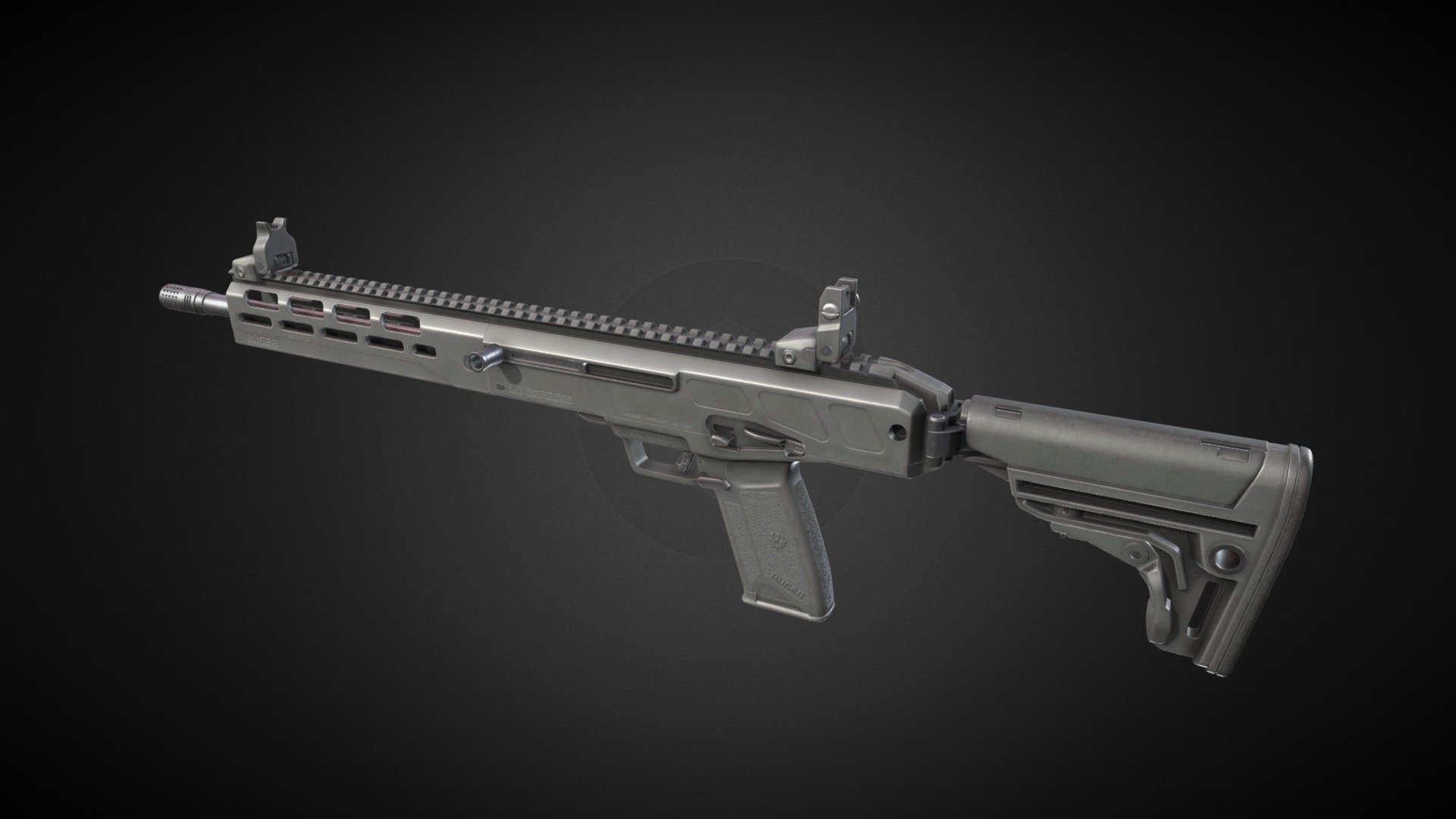 Ruger LC Carbine 3d model