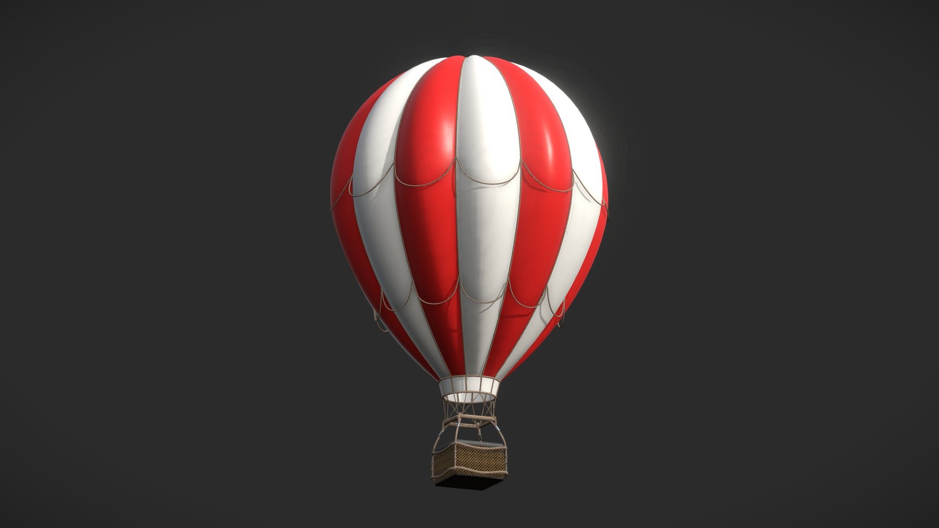 Hot Air Balloon 3d model