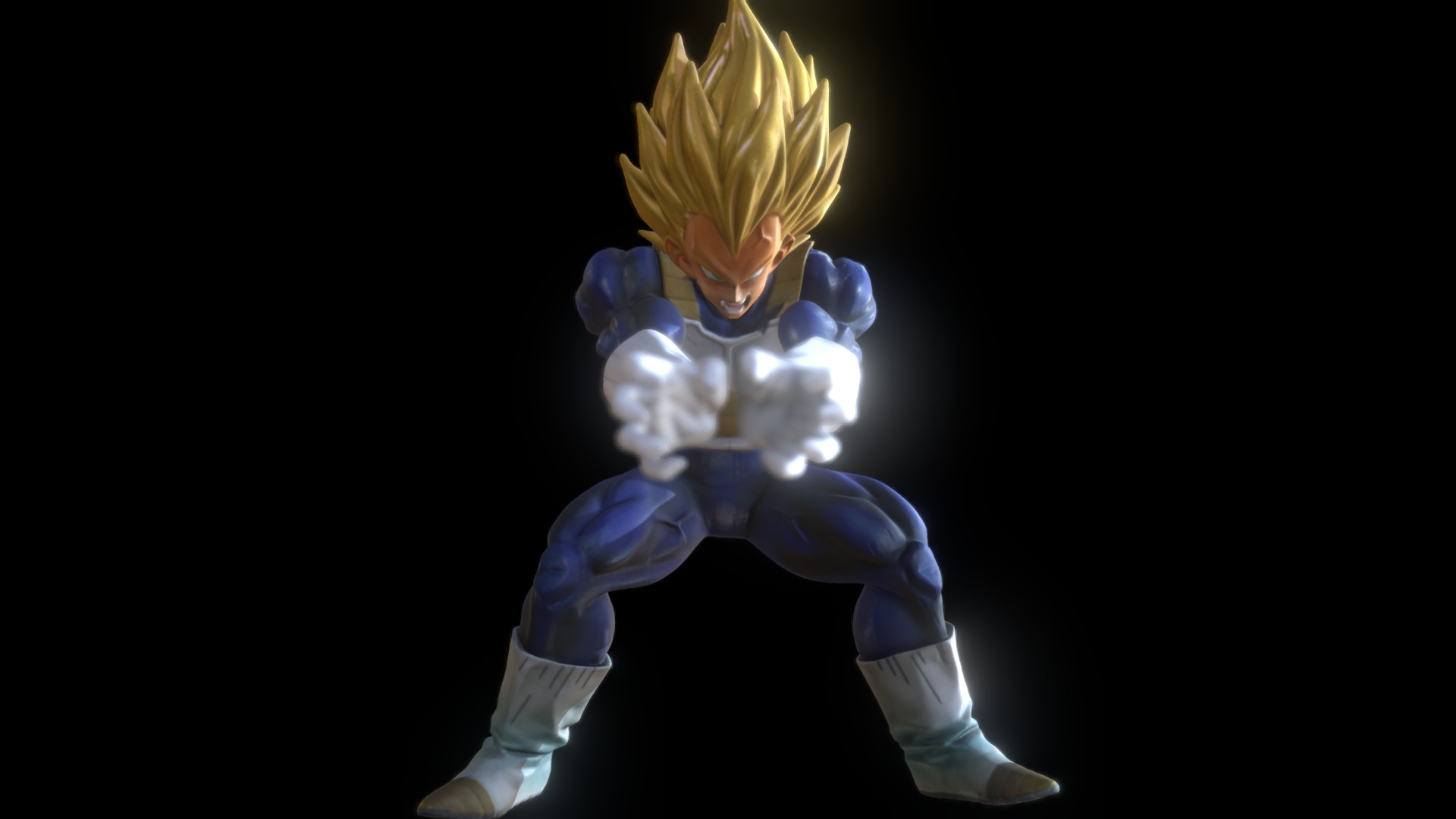 Vegeta Final Flash 3d model