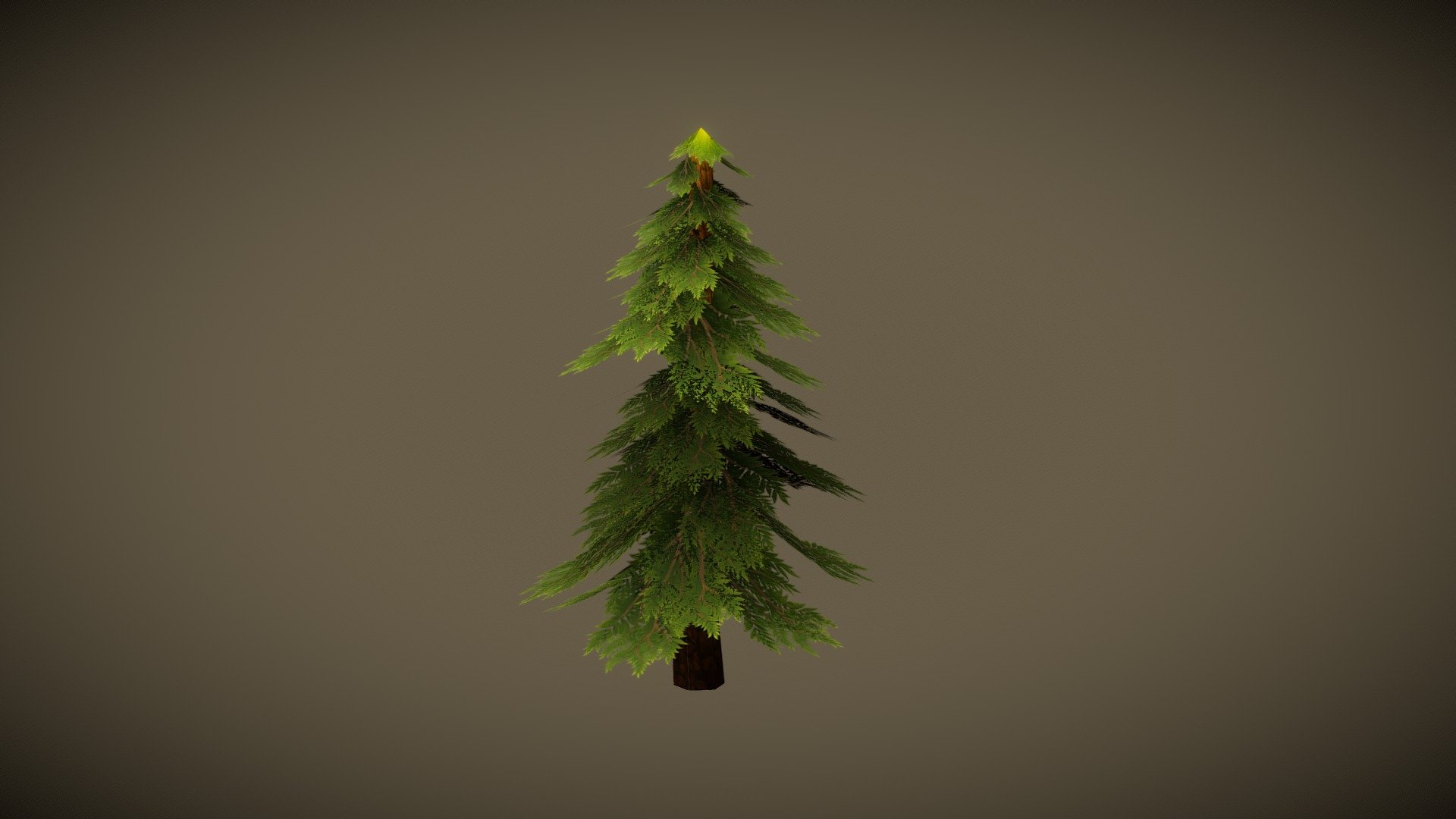 Tree Pine Stylize 3d model