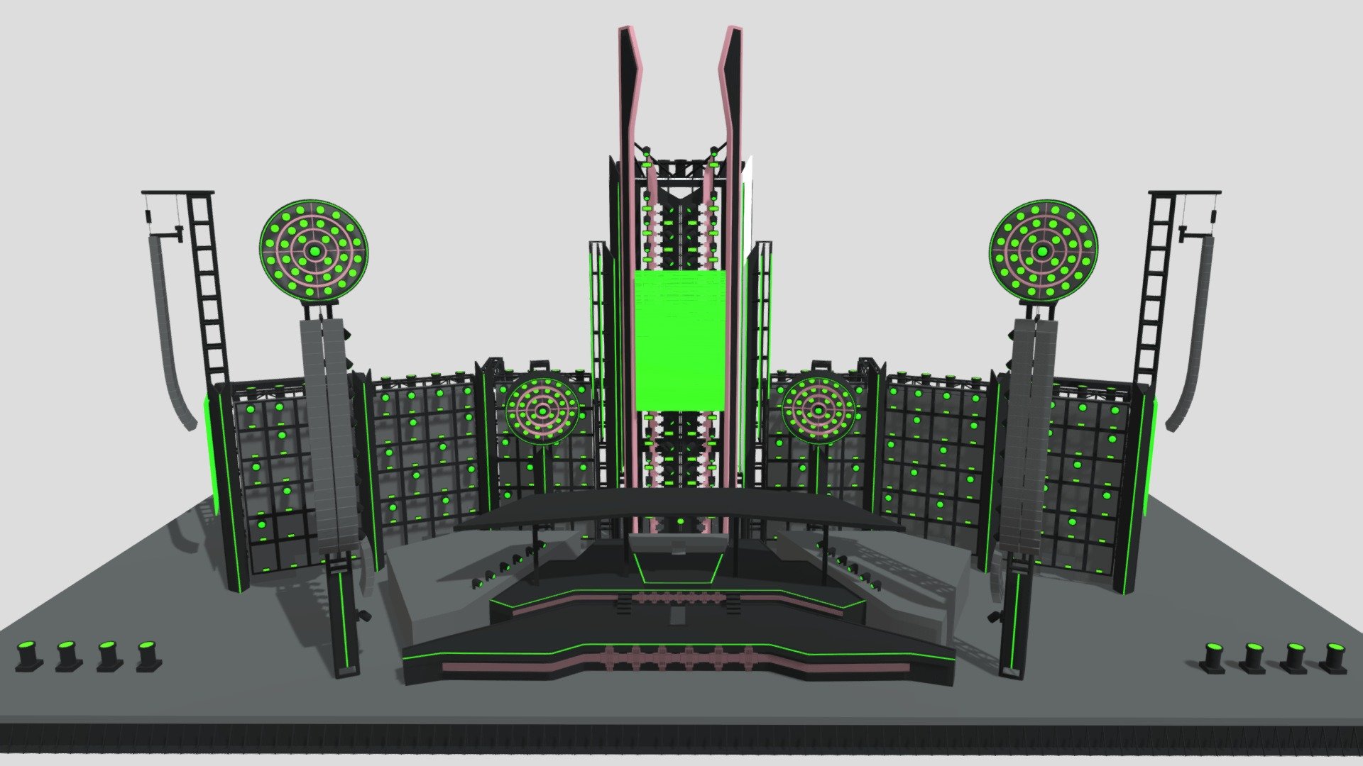 Rammstein Stage 3d model