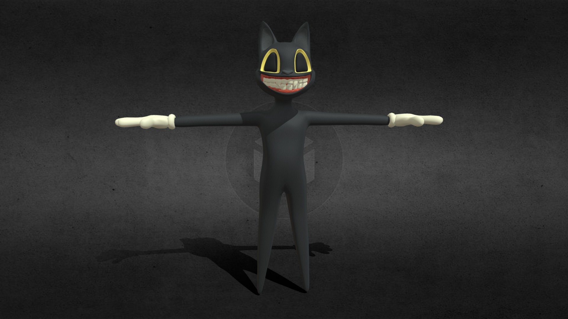 Cartoon Cat 3d model