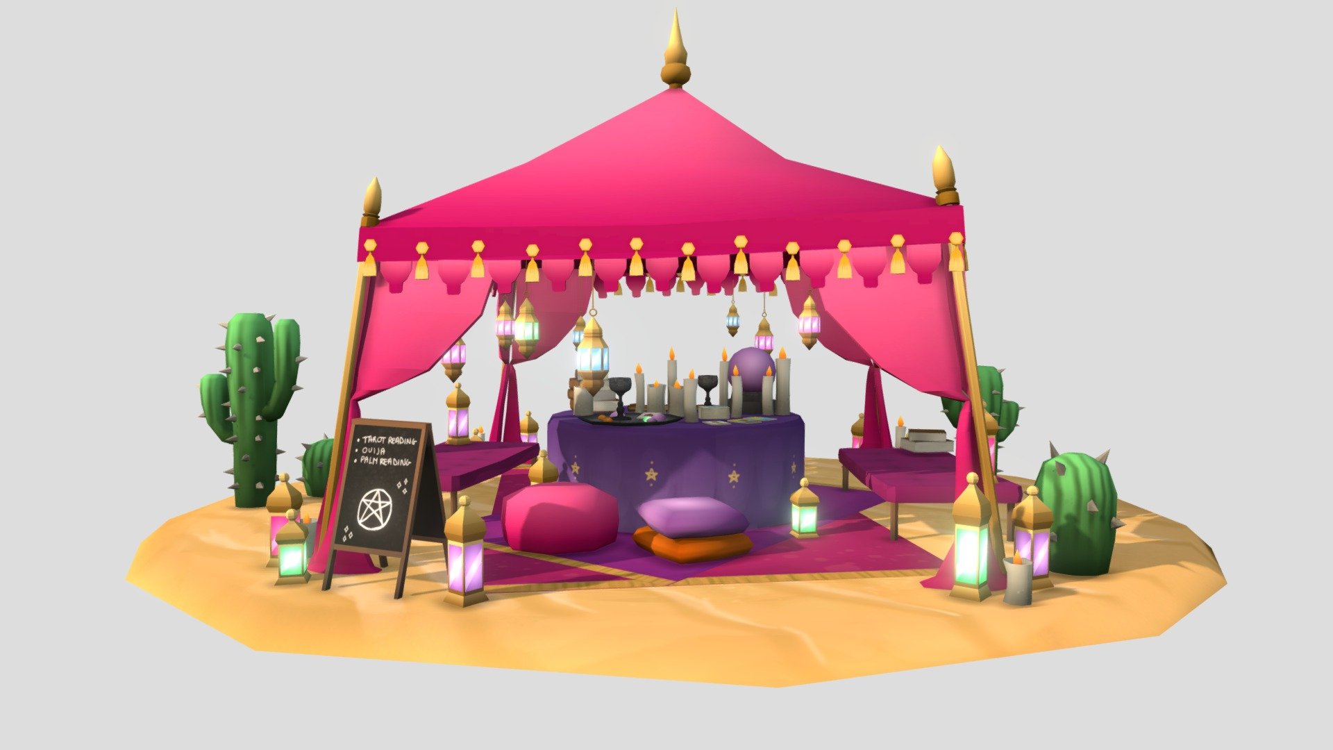 Fortune Teller 3d model