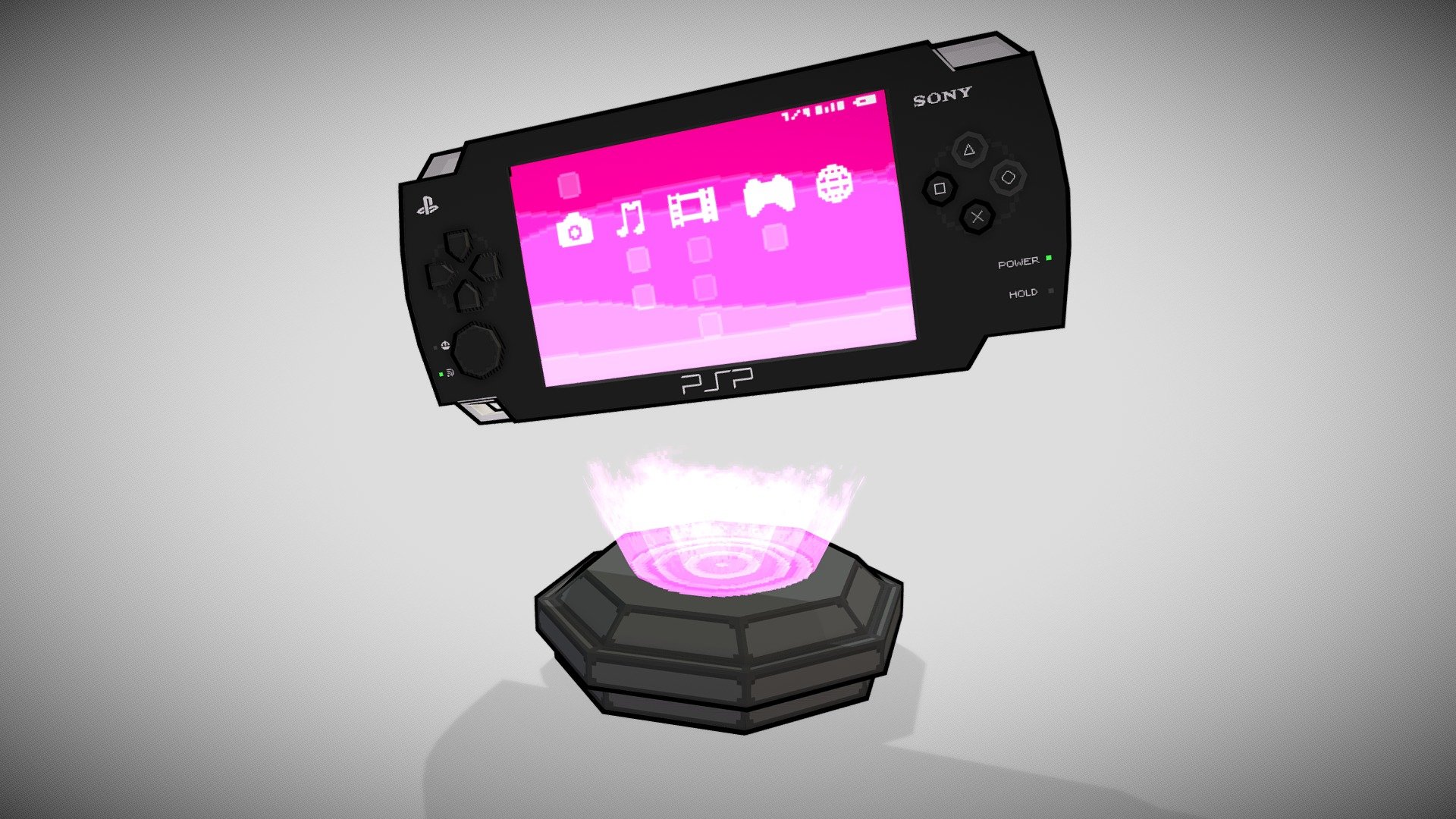 PSP (PlayStation Portable) 3d model