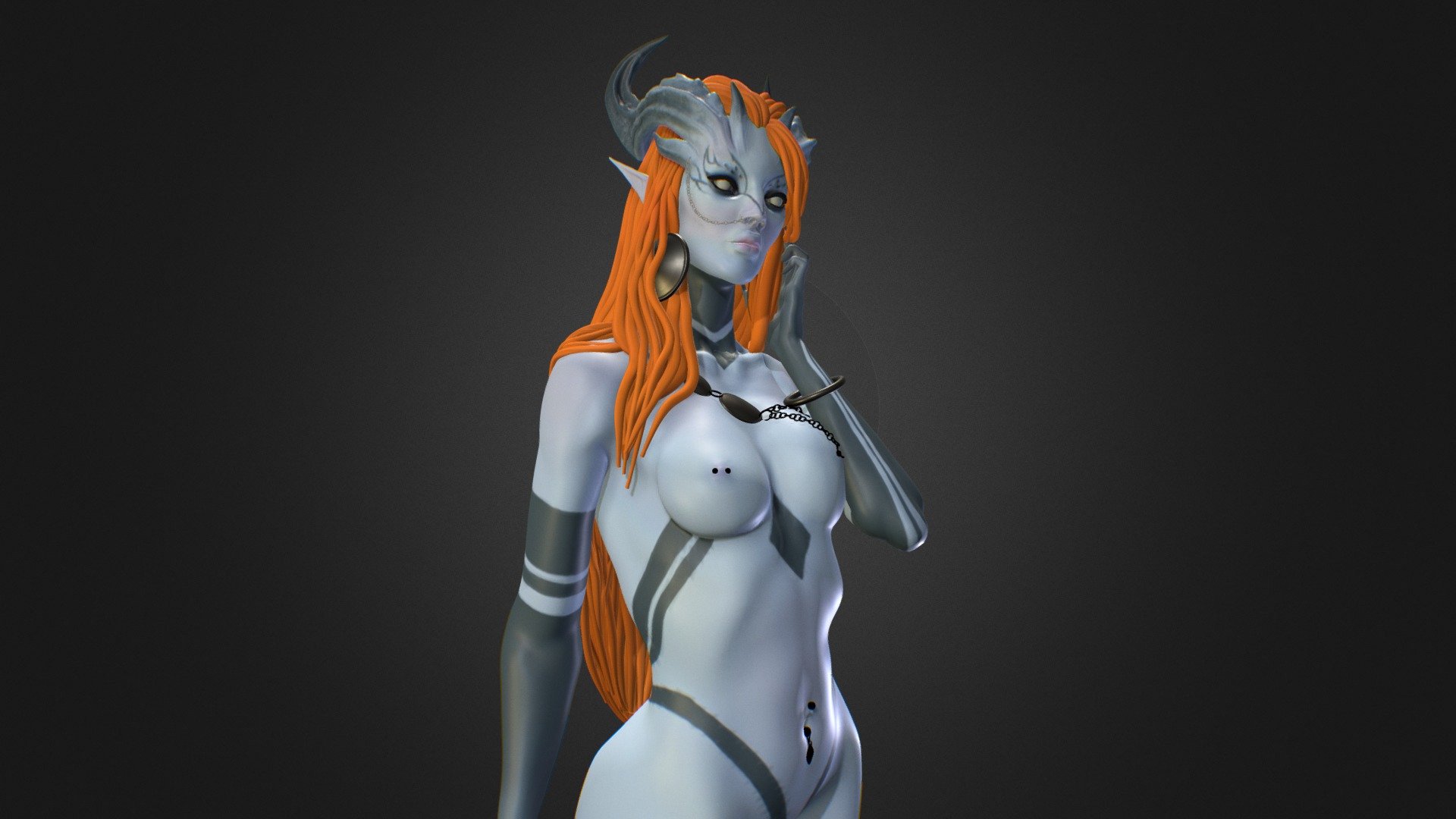 Redhead 3d model