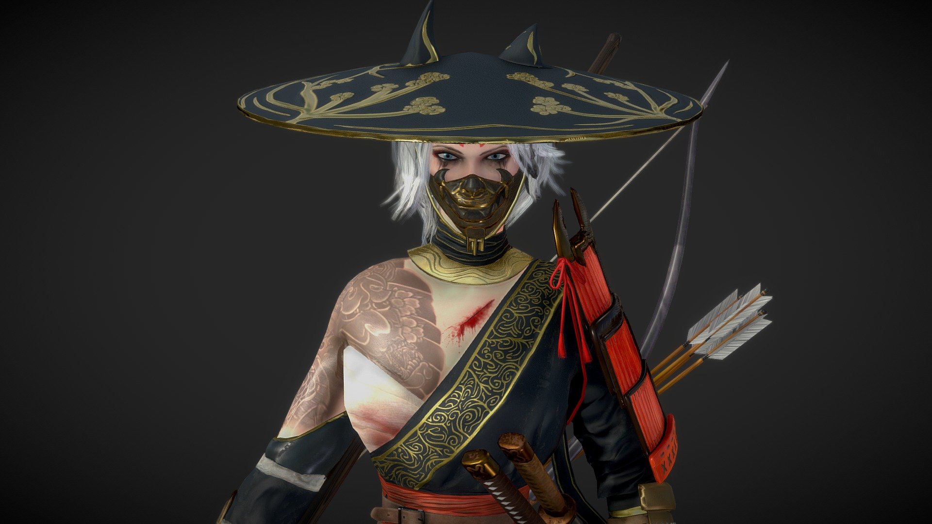 Samurai 3d model