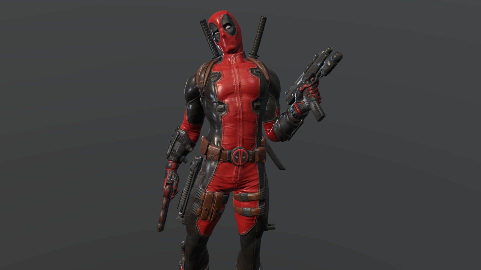 Deadpool 3d model