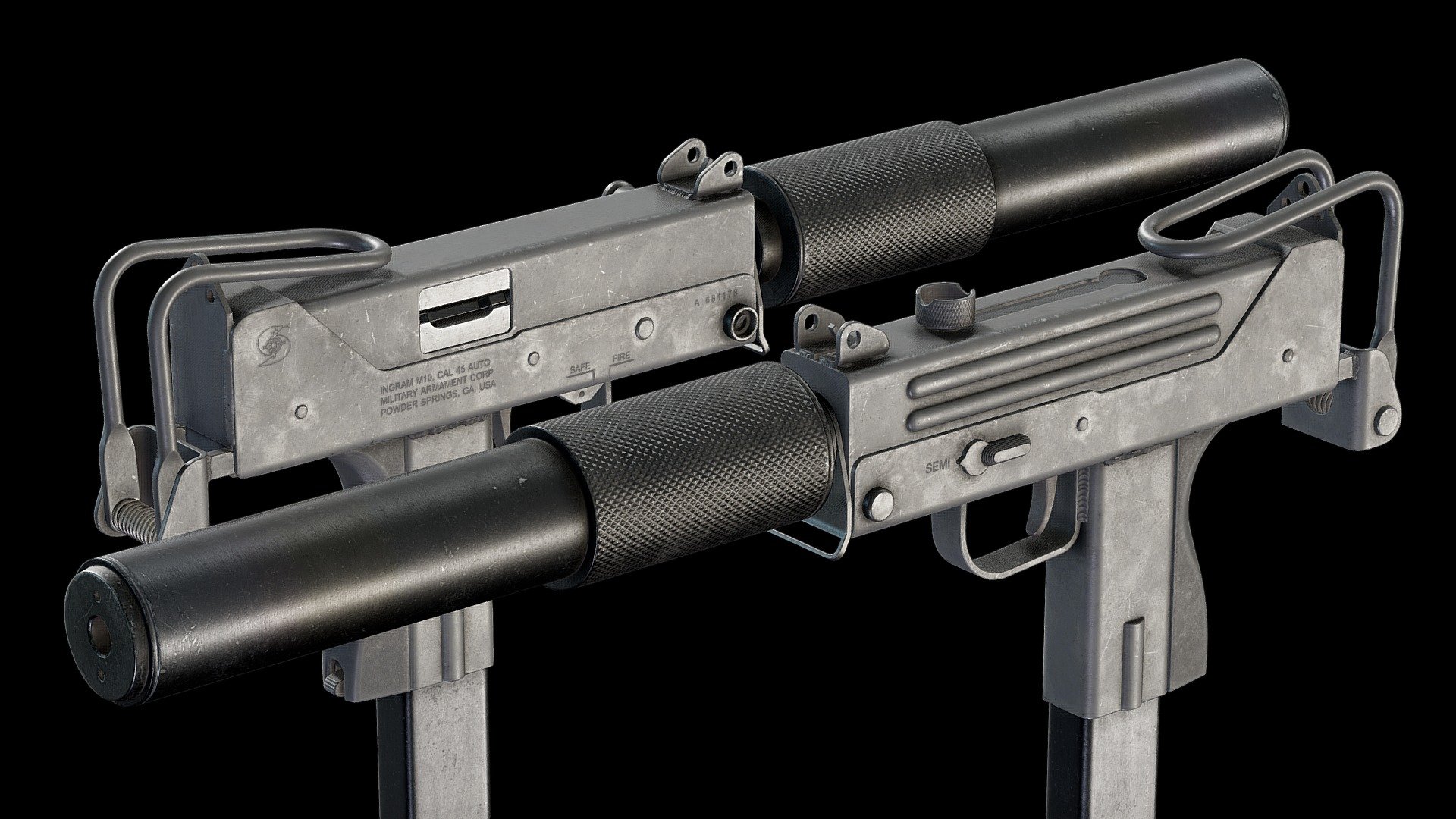 Mac-10 3d model