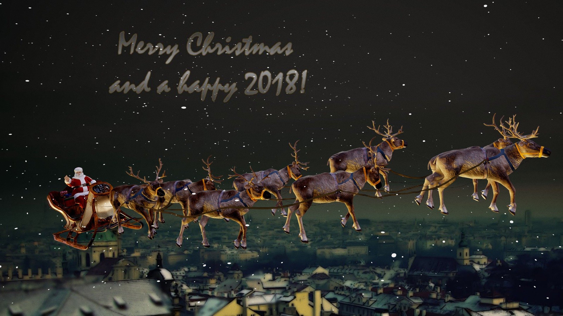 Merry Christmas and a Happy New Year! 3d model